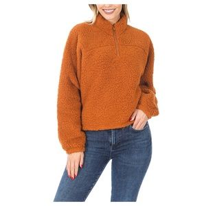 Brand new Soft Sherpa Drawstring pullover